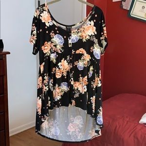 Size 1 floral blouse from Torrid